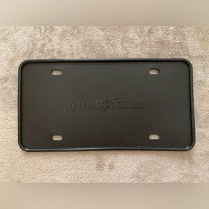 Goodyear Rubber License Plate
